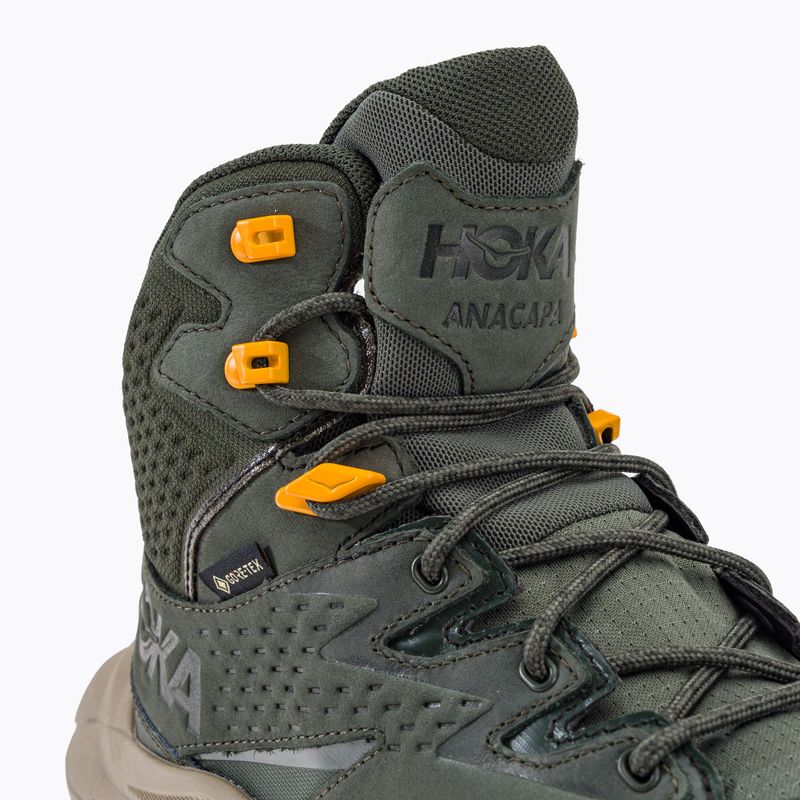 Pánské trekové boty HOKA Anacapa Mid GTX green 1122018-TRYL 10