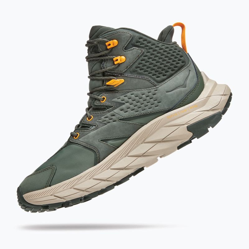 Pánské trekové boty HOKA Anacapa Mid GTX green 1122018-TRYL 14