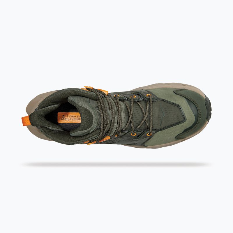 Pánské trekové boty HOKA Anacapa Mid GTX green 1122018-TRYL 17
