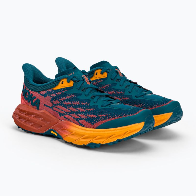 Dámská běžecká obuv HOKA Speedgoat 5 blue-orange 1123158-BCCML 4