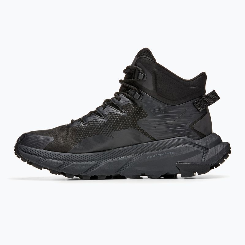 Pánské trekové boty HOKA Trail Code GTX black/raven 7