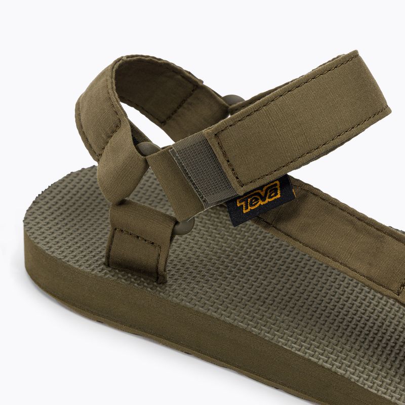 Pánské turistické sandály Teva Original Universal Canvas dark olive 8