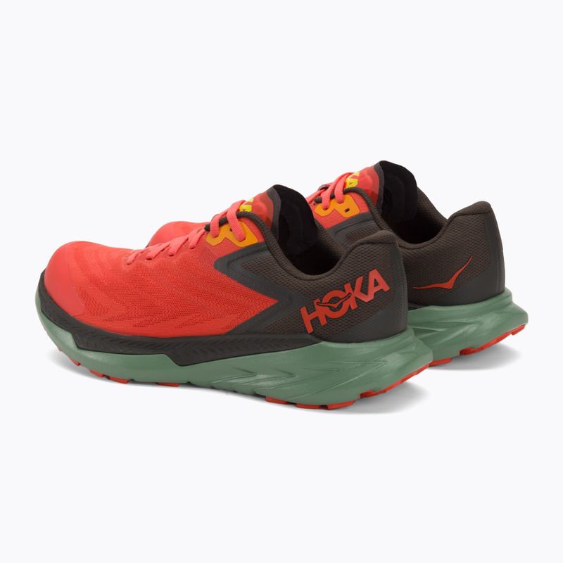 Pánská běžecká obuv HOKA Zinal fiesta/black olive 3
