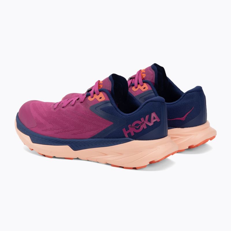 Dámská běžecká obuv HOKA Zinal festival fuchsia/bellwether blue 3