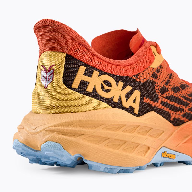 HOKA Speedgoat 5 pánská běžecká obuv oranžová 1123157-PBAY 8