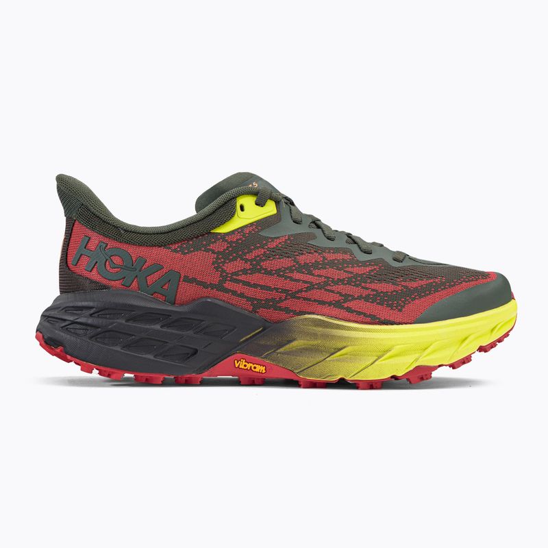 HOKA Speedgoat 5 pánská běžecká obuv tmavě zelená 1123157-TFST 2