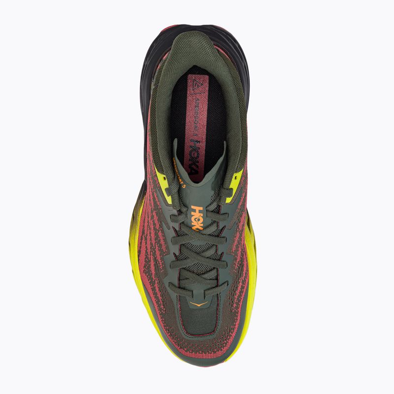 HOKA Speedgoat 5 pánská běžecká obuv tmavě zelená 1123157-TFST 5