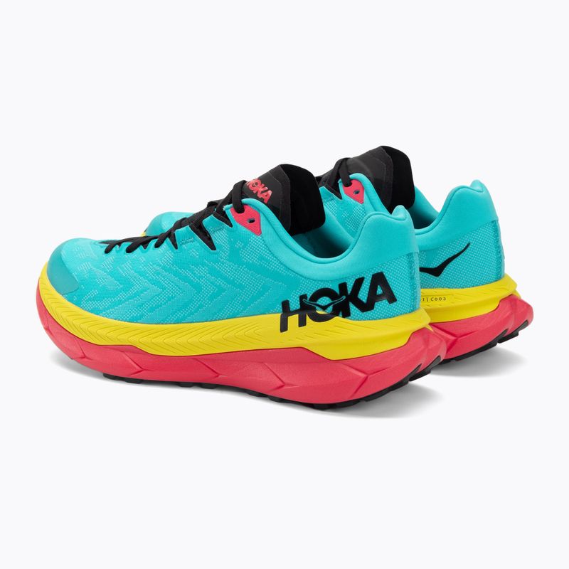 HOKA Tecton X pánské běžecké boty scuba blue/diva pink 3