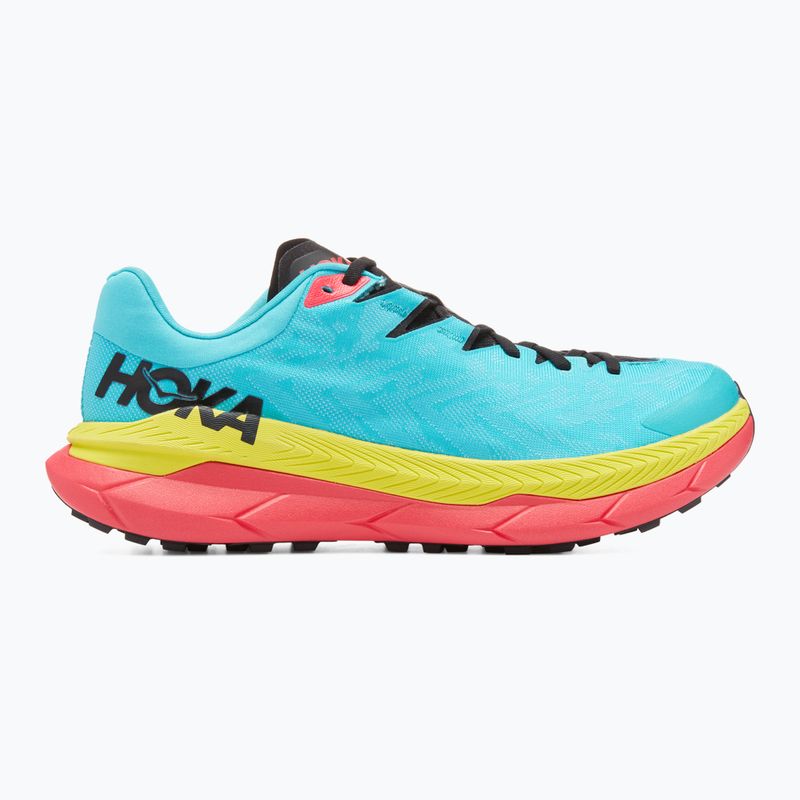 HOKA Tecton X pánské běžecké boty scuba blue/diva pink 7