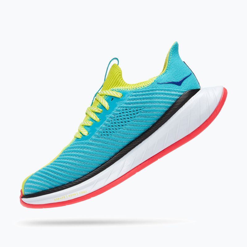 Dámské běžecké boty HOKA Carbon X 3 evening primrose/scuba blue 10