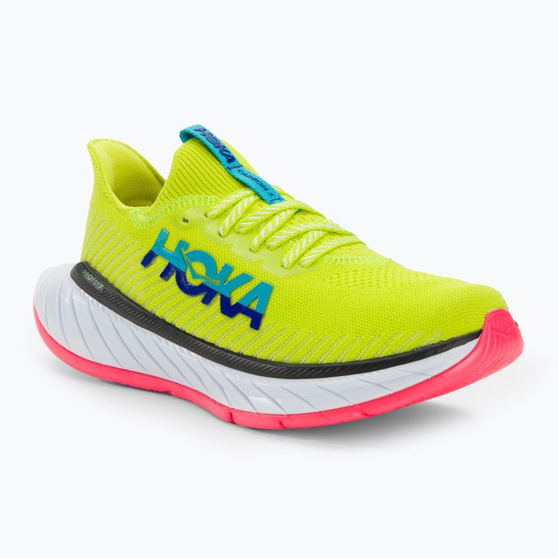 Dámské běžecké boty HOKA Carbon X 3 evening primrose/scuba blue