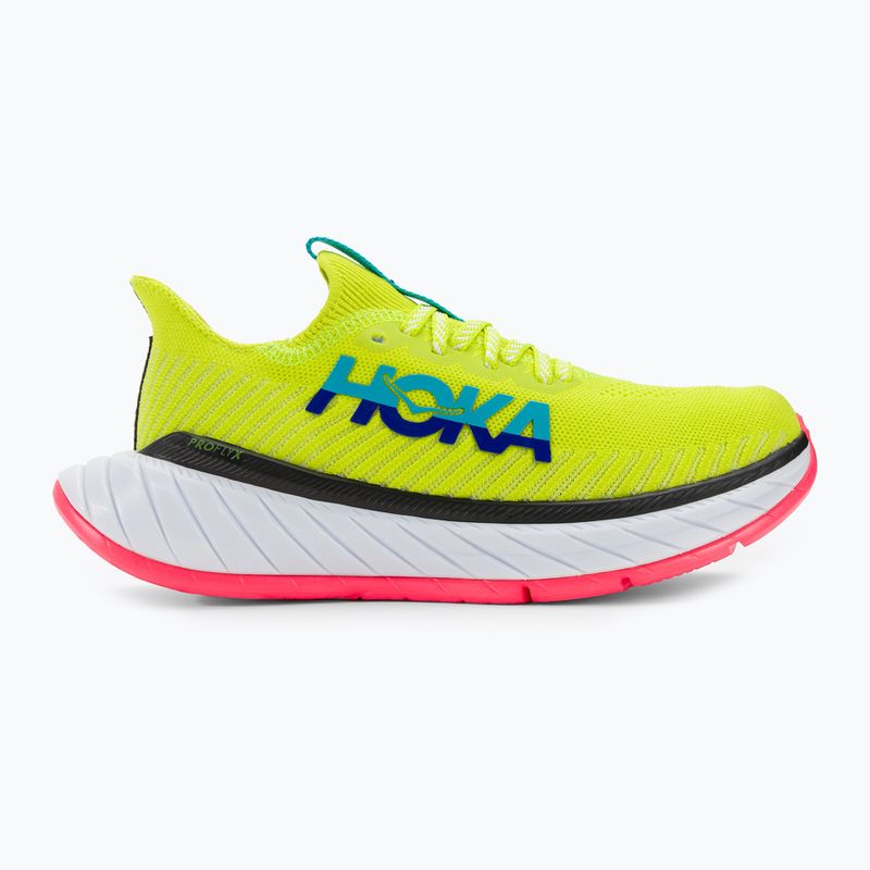 Dámské běžecké boty HOKA Carbon X 3 evening primrose/scuba blue 2