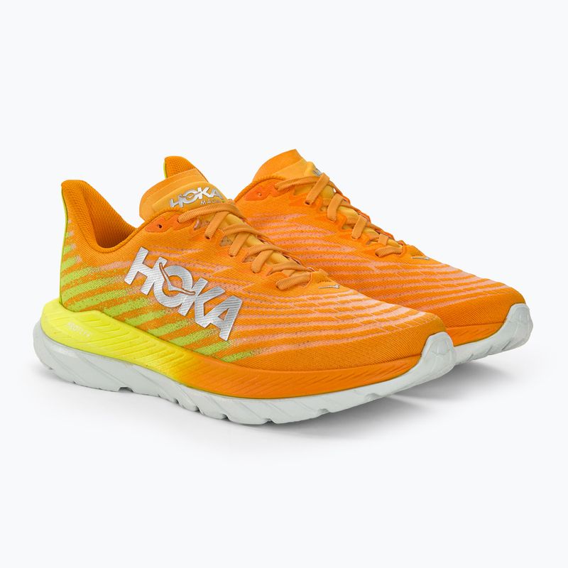 Pánské běžecké botyHOKA Mach 5 radiant yellow orange 5