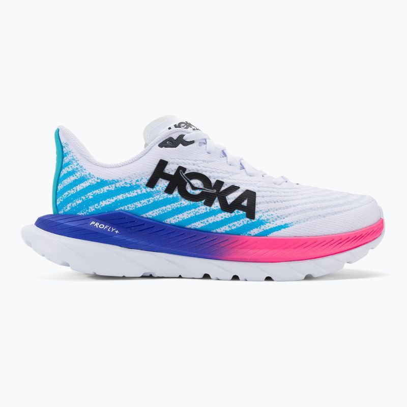 Pánské běžecké boty HOKA Mach 5 white/scuba blue 2