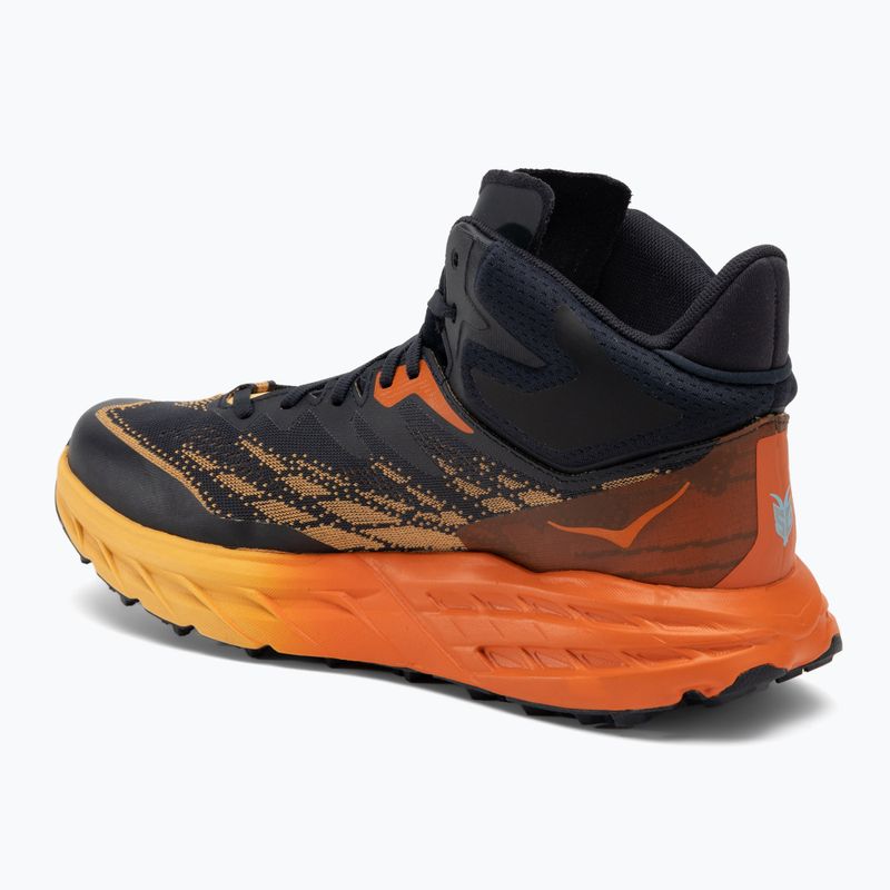 Pánské běžecké boty HOKA Speedgoat 5 Mid GTX blue graphite/amber yellow 3