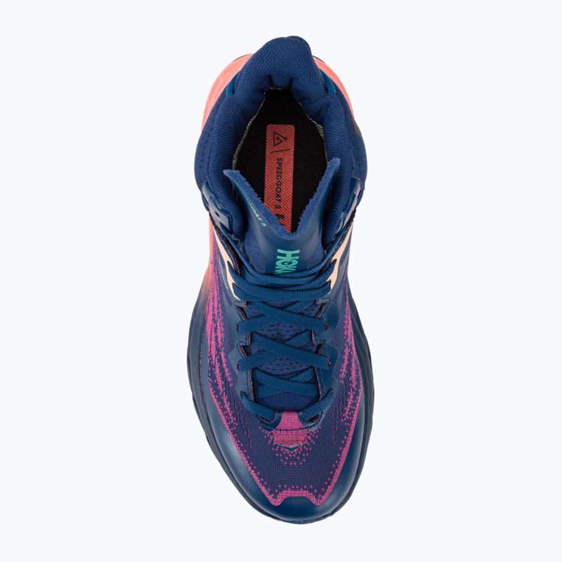 Dámské běžecké boty HOKA Speedgoat 5 Mid GTX bellwether blue/camellia 6