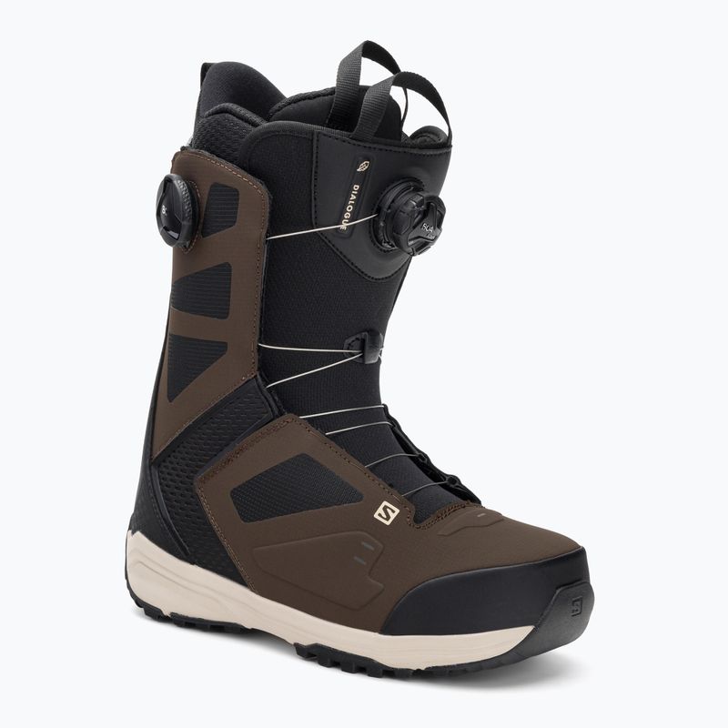 Pánské snowboardové boty Salomon Dialoge Dual Boa brown L41698900