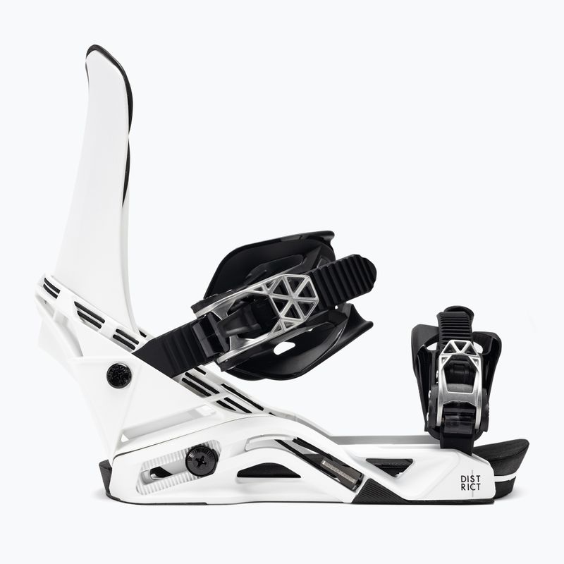 Pánské snowboardové vázání Salomon District white 2
