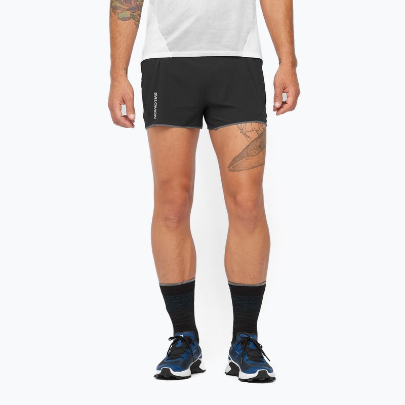 Pánské běžecké šortky Salomon Sense Aero 3" deep black