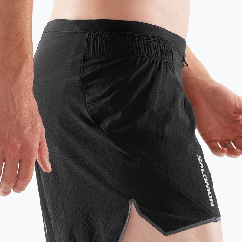 Pánské běžecké šortky Salomon Sense Aero 3" deep black 4