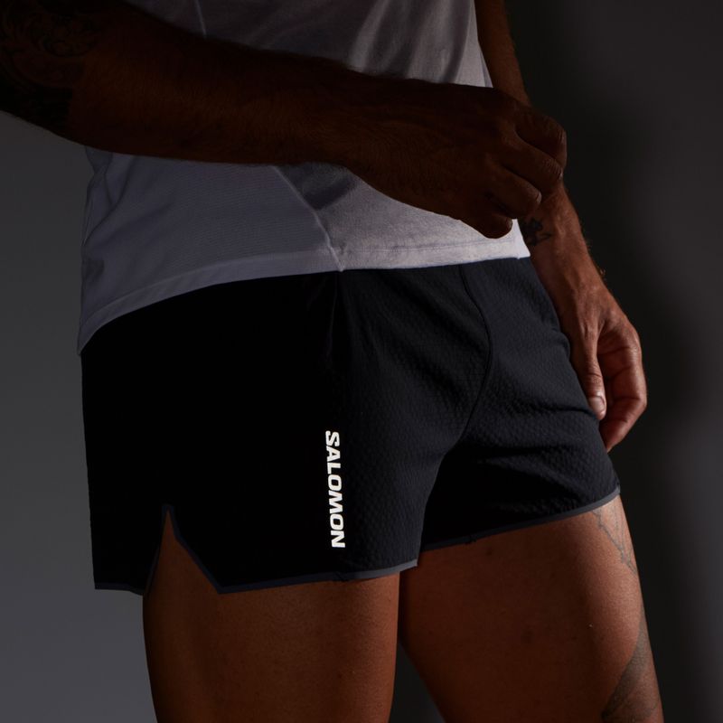 Pánské běžecké šortky Salomon Sense Aero 3" deep black 6