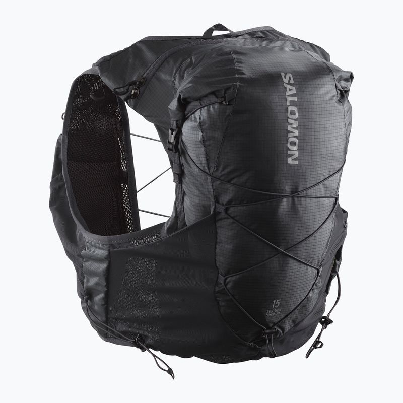 Běžecká vesta Salomon ADV SKIN Cross 15 ebony/alloy 2