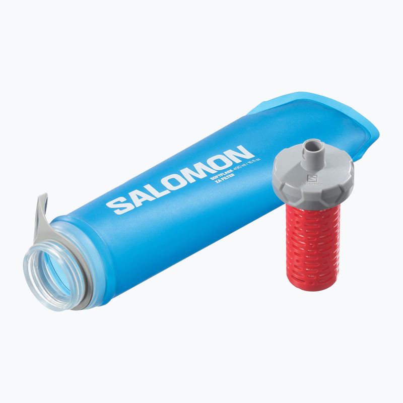 SoftFlask  Salomon XA Filter 490ml/16oz cleat blue 2