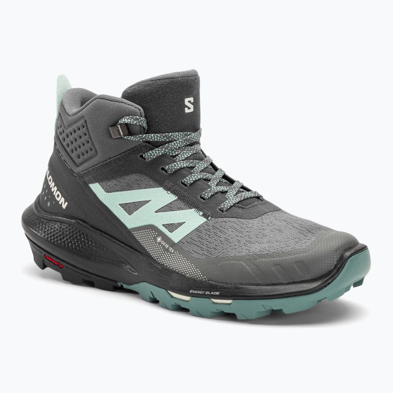 Salomon Outpulse Mid GTX dámské trekové boty ebony/qush/ebony