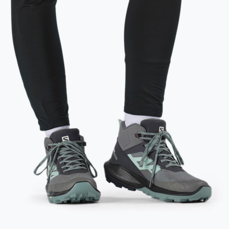 Salomon Outpulse Mid GTX dámské trekové boty ebony/qush/ebony 16