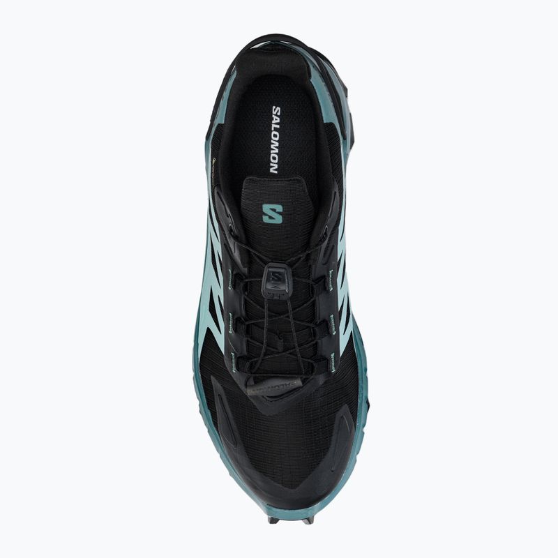 Dámské běžecké boty Salomon Supercross 4 GTX černo-modrýe L41735500 6