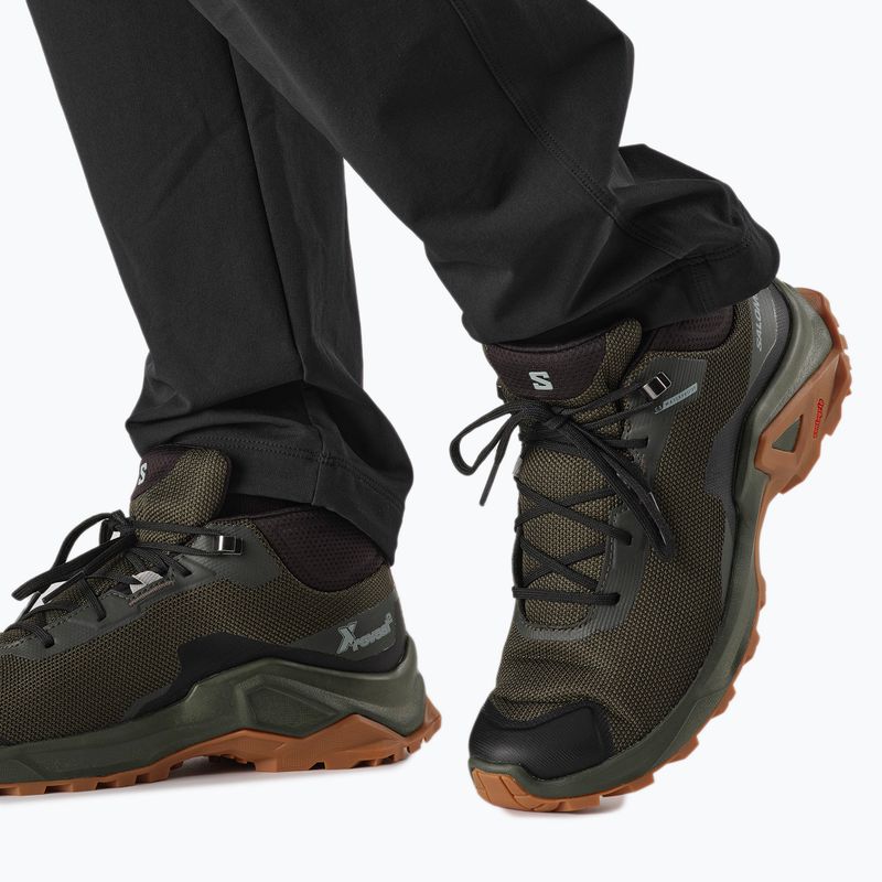 Pánská trekingová obuv Salomon X Reveal Chukka CSWP 2 zelená L41763000 15