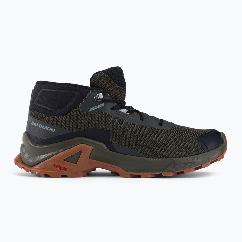 Pánská trekingová obuv Salomon X Reveal Chukka CSWP 2 zelená L41763000 2