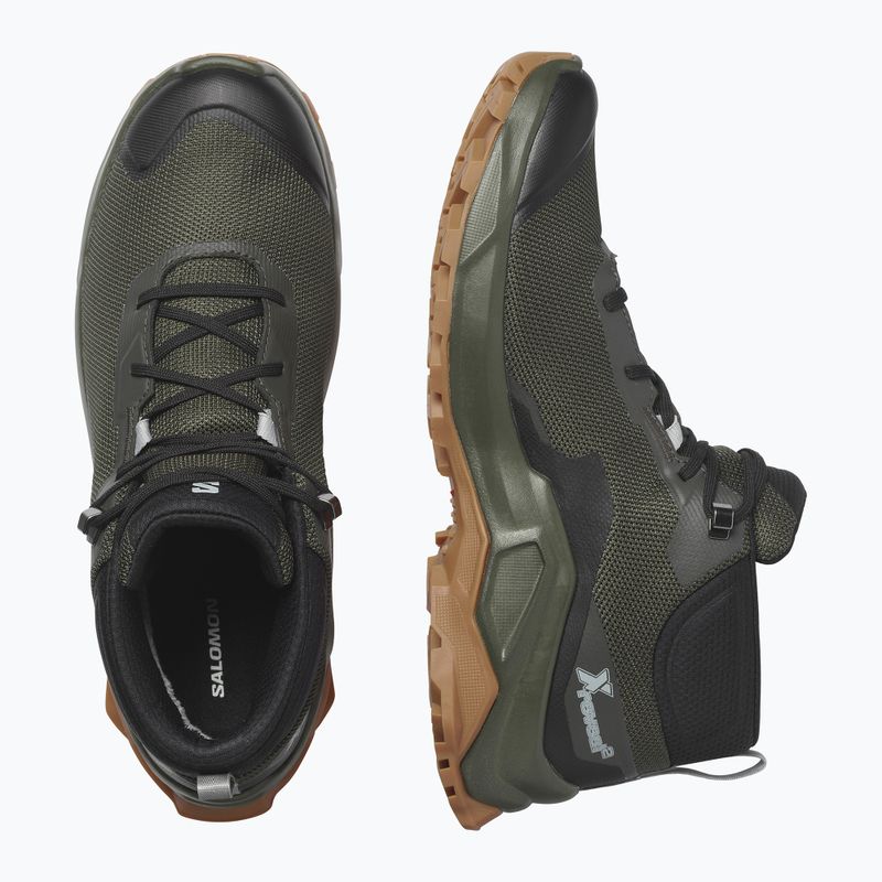 Pánská trekingová obuv Salomon X Reveal Chukka CSWP 2 zelená L41763000 13