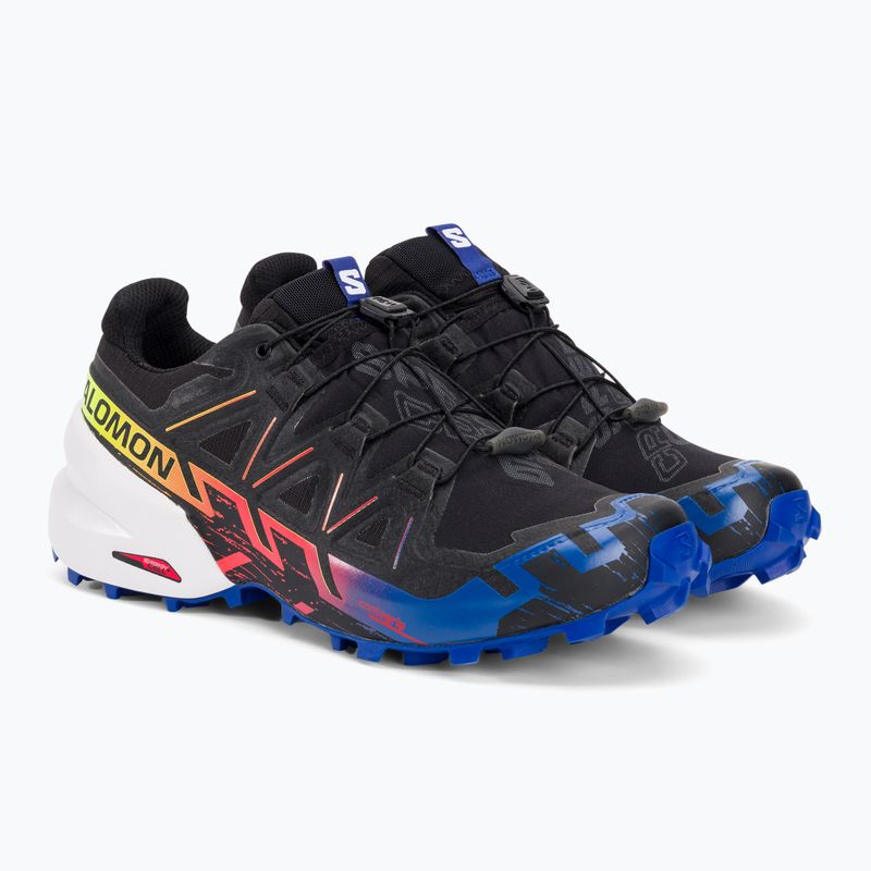Salomon Speedcross 6 GTX pánské běžecké boty black/surf the web/safety yellow 7