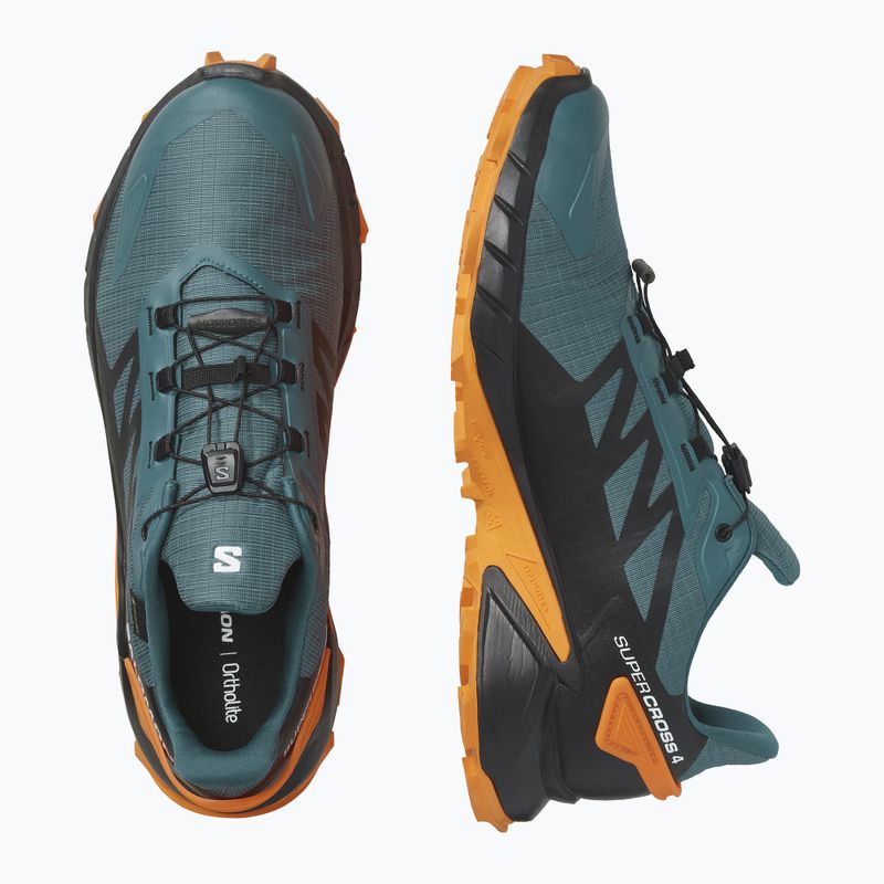 Pánské běžecké boty  Salomon Supercross 4 GTX stargazer/black/turmeric 10