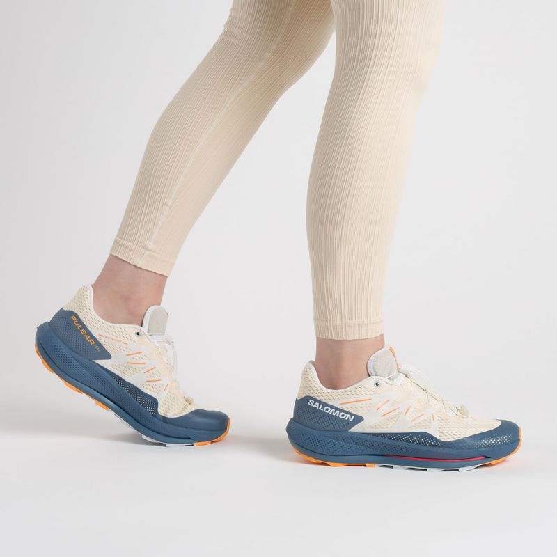 Dámská běžecká obuv Salomon Pulsar Trail beżowo-šedá L47210600 2