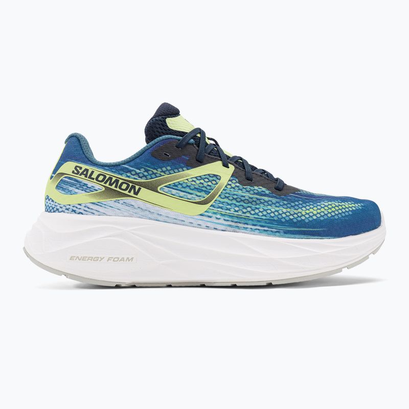Pánské běžecké boty Salomon Aero Glide blue ashes/dark sapphire/sunny lime 2