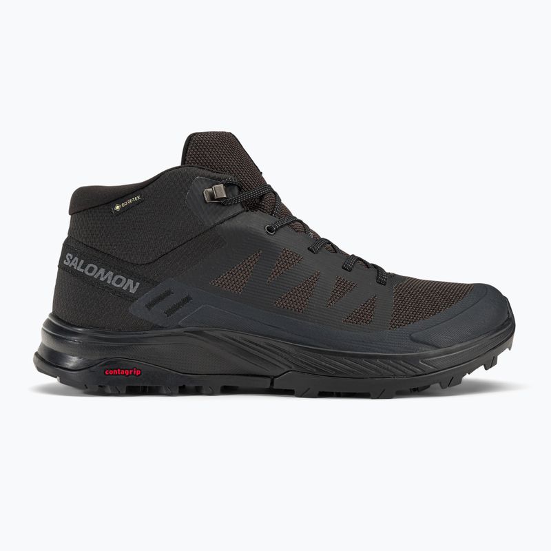 Pánské trekingové boty Salomon Outrise Mid GTX černé L47143500 2