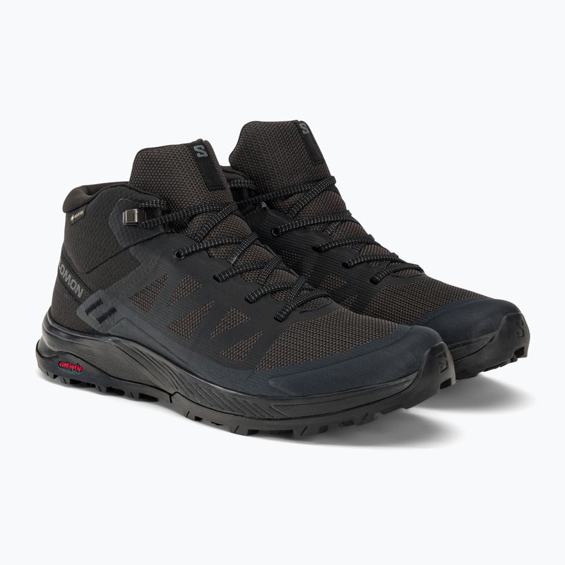 Pánské trekingové boty Salomon Outrise Mid GTX černé L47143500 4