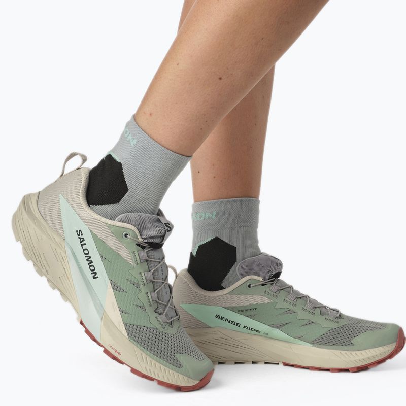 Dámské běžecké boty Salomon Sense Ride 5 Lily Pad/Rainy Day/Bleached Aqua L47212300 3