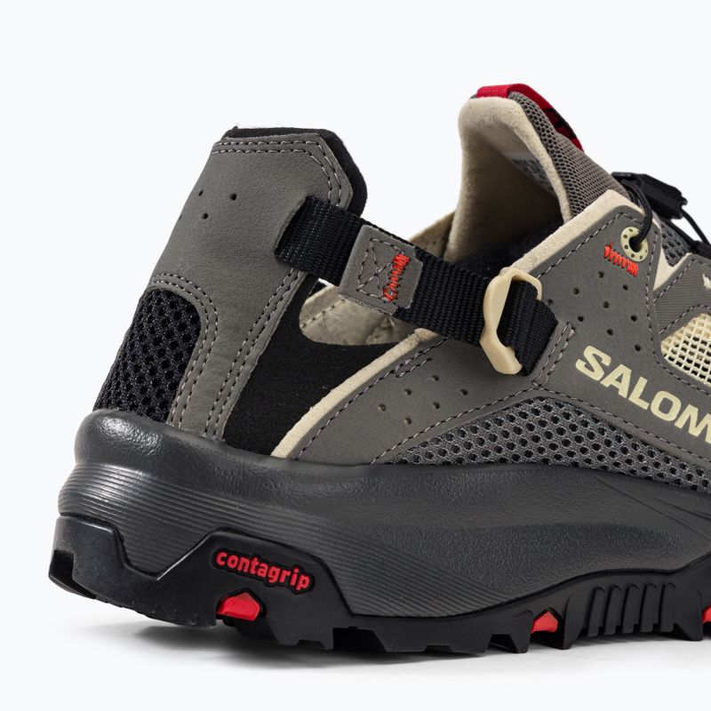 Pánské turistické boty Salomon Techamphibian 5 pewter/moth/fiery red 10