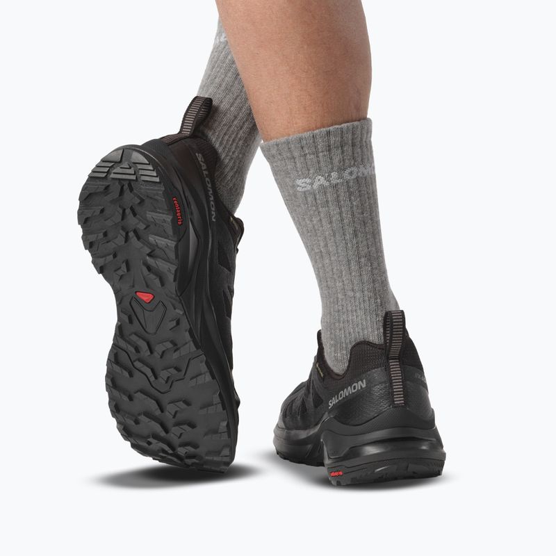 Pánské trekové boty Salomon X-Adventure GTX Black/Black/Black 6