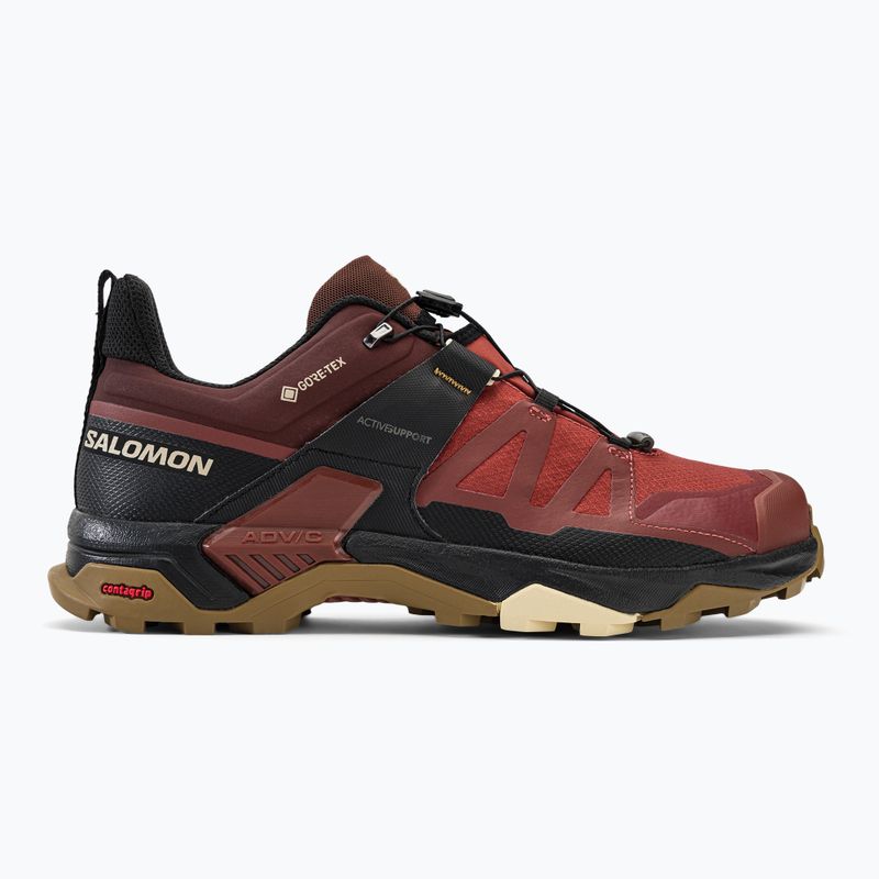 Pánské trekové boty Salomon X Ultra 4 GTX bordó L47352700 2
