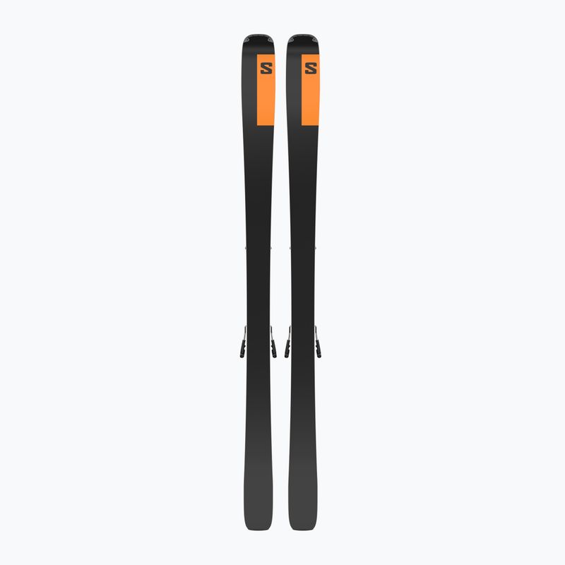 Sjezdové lyže Salomon Stance 84 + M12 GW black/neon orange/dove 7