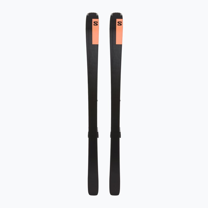 Sjezdové lyže Salomon Stance 84 + M12 GW black/neon orange/dove 3