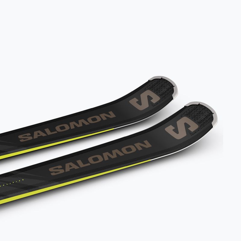 Sjezdové lyže Salomon S/Max 8 XT + M11 GW black/driftwood/safety yellow 9