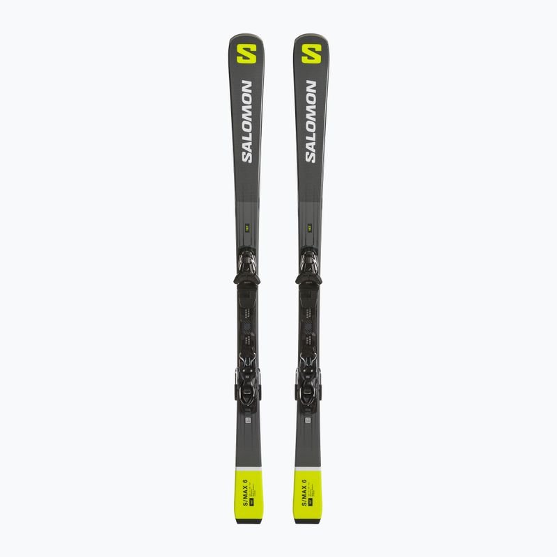 Sjezdové lyže Salomon S/Max 6 + M10 GW L80 castelrock/safety yellow/white