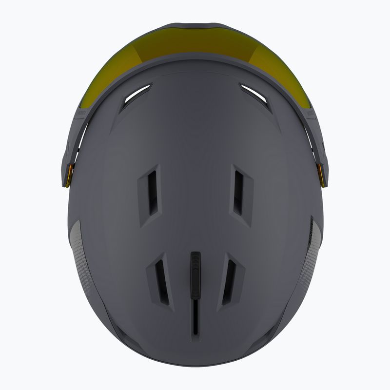 Lyžařská helma Salomon Pioneer LT Visor S2 ebony/red 9