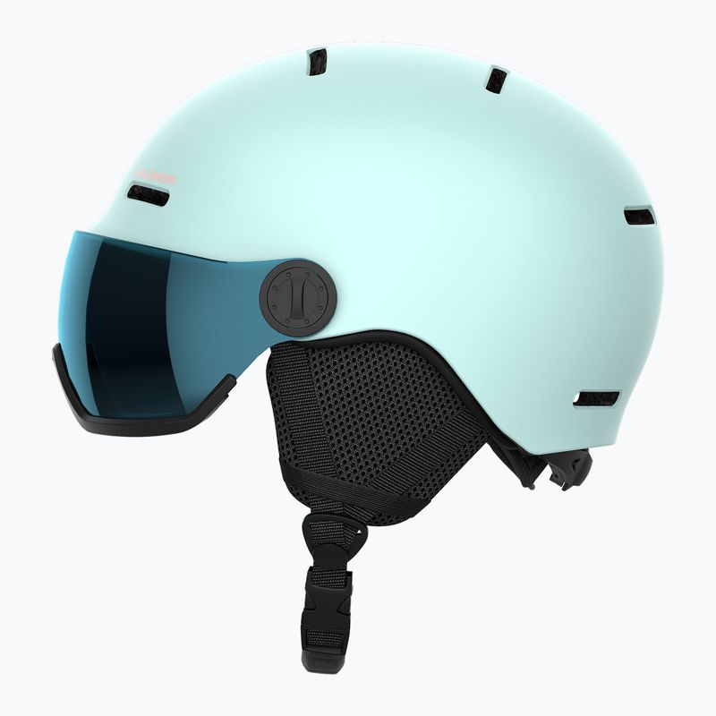 Dětská  lyžařská helma  Salomon Orka Visor bleached aqua 2