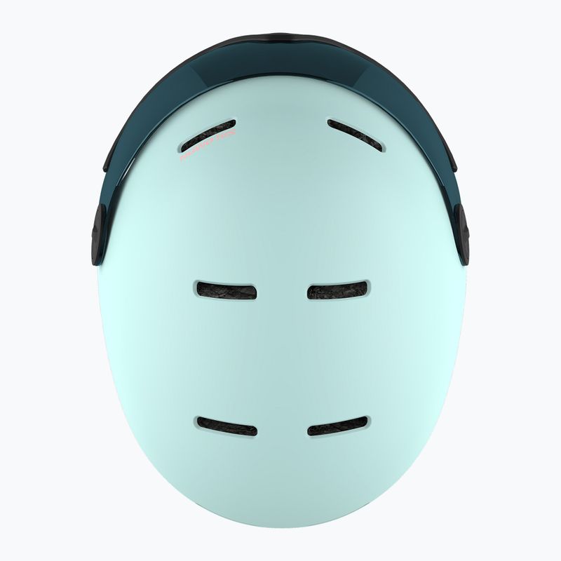 Dětská  lyžařská helma  Salomon Orka Visor bleached aqua 4